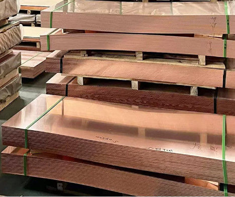 JIS ASTM JIS GB C11000 Copper Plate Sheet Cold Rolled Hot Rolled