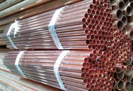 JIS ASTM JIS GB C10930 Copper Pipe Tube Flat 99.9%
