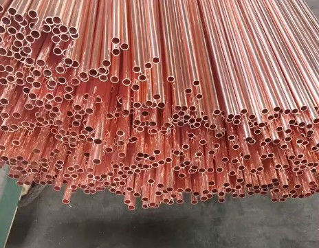 JIS ASTM JIS GB C10930 Copper Pipe Tube Flat 99.9%
