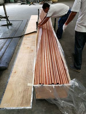 H68 AISI Thick Copper Pipe 108mm OD 3.5mm C10100 C12000