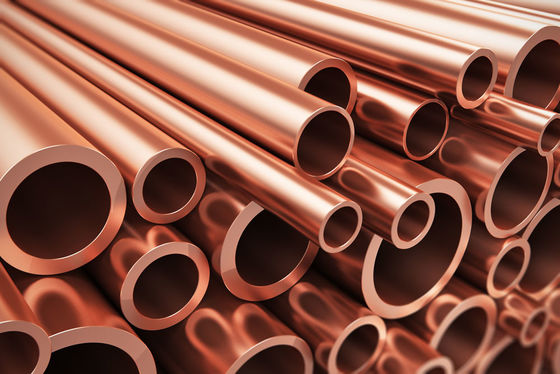 T2 C11000 Copper Pipe Tube 99.90% Copper Alloy Pipe