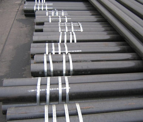 Q235B Spiral Welded Carbon Steel Pipe Tube Black Large Diameter SSAW