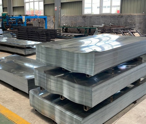 DX51D Galvanized Steel Sheet Metal 0.4-4mm Flat Galvanized Sheet Metal Roofing