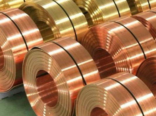 Corrosion Resistance copper metal strips Composite Material For Battery