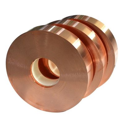 Premium T2 Copper Strip Thickness 0.1mm To 3.0mm Width 10mm To 610mm Red Color
