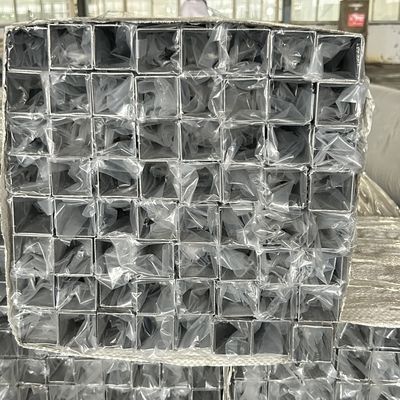 304ステンレス鋼方形チューブ 40*40*1.0mm方形チューブ 銀色 輝く表面